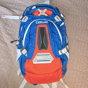COMPLETE CLEAN Camelbak Mule NV blau/orange Trinkrucksack Wanderrucksack - Bild 1 von 24