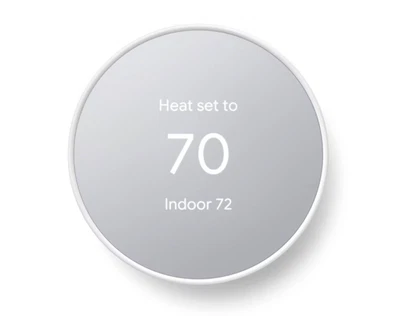 Google Nest Smart Thermostat 4th Generation NEW &Sealed Box Snow G4CVZ-US   - Image 1 of 4