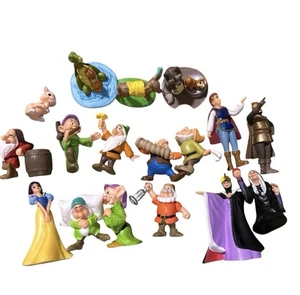 17 DISNEY SNOW WHITE & THE SEVEN DWARFS  FIGURINES SET ALBERT HEIJN - Picture 1 of 3