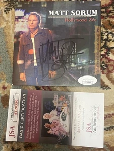 Matt Sorum Signed Autograph Auto CD Booklet Hollywood Zen JSA COA - Picture 1 of 2