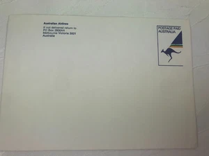 VINTAGE - AIRLINES BADGE- TAA - AUSTRALIAN AIRLINES - UNUSED ENVELOPE 16 X 11 CM - Picture 1 of 1