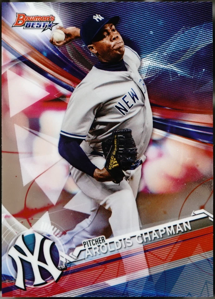 2017 Bowman's Best Baseball Aroldis Chapman #45 NM - Image 1 of 1