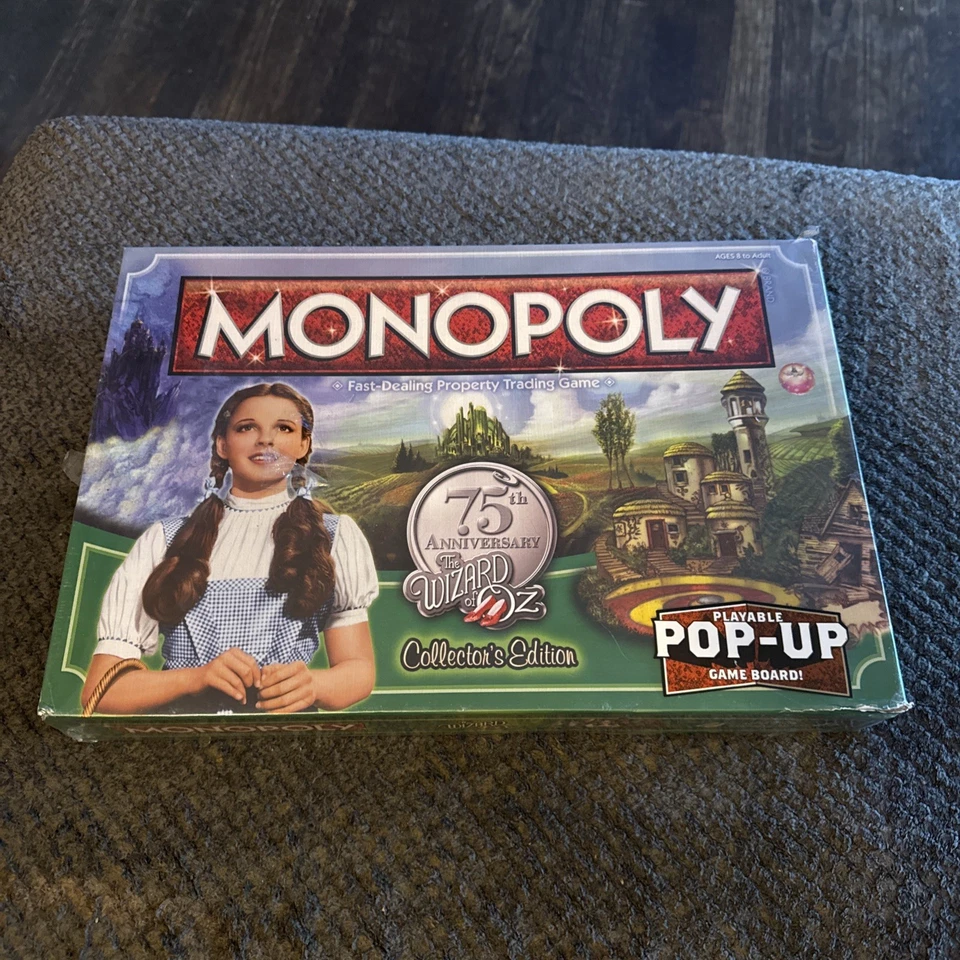 Monopoly Wizard Of Oz 75th Anniversary Collectors Edition Pop Up 2013 SEALED NEW - Image 1 of 4