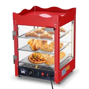 WeChef 3 Tier Commercial Food Warmer Display Case Countertop Pizza Top Rack 600W - Bild 1 von 9