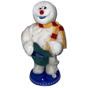 Gemmy Frosty The Snowman  18" Animated  Lightup Snowflake Sings & Lights READ  - Picture 1 of 3