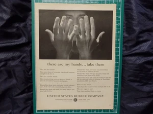1943 PRINT AD UNITED STATES RUBBER COMPANY NEW YORK CITY WWII - Bild 1 von 1