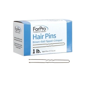 ForPro Professional Collection Hair Pins 320 Count (Pack of 1), Brown - Picture 1 of 7