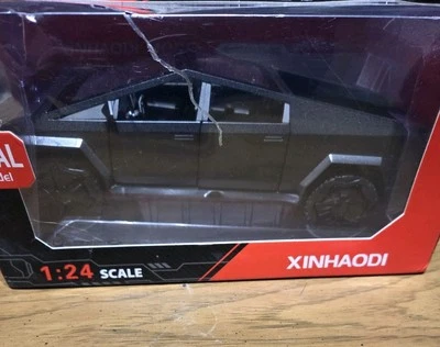 Rare charcoal Tesla Cybertruck Metal Model 1:24 Xinhaodi - Image 1 of 4