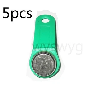 DS1990A-F5 TM Card iButton tag with holder of Access control Sauna Lock 5P Green - Picture 1 of 2