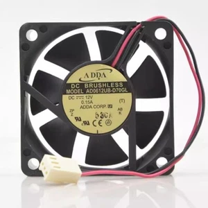 ADDA AD0612UB-D70GL 6015 D12V 0.15A 6CM 2-Pin Cooling Fan - Picture 1 of 2