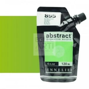 COLORE ACRILICO SERIE ABSTRACT DA 120 ml 895 FLUORESCENTE VERDE - Fluo Green - Picture 1 of 4