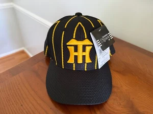 NEW MIZUNO Japan OSAKA HANSHIN TIGERS Baseball Cap Hat Black YELLOW SNAPBack - Picture 1 of 7