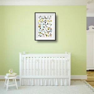 Animal ABC Nursery Print P11 - Picture 1 of 2