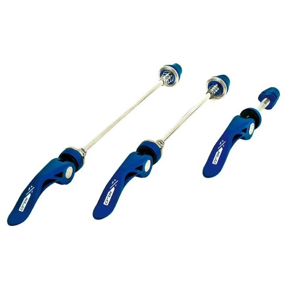 XLC Schnellspanner Set QR-L05 blau VR/HR Schnellspannset , Sattelschnellspanner - Bild 1 von 1