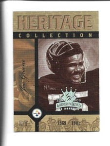 2003 Donruss Gridiron Kings Heritage #HC-14 Joe Greene card, Pittsburgh Steelers