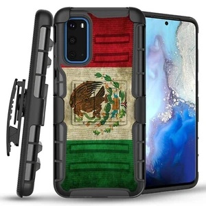 Funda a prueba de golpes con bandera mexicana + funda para modelo Samsung Galaxy S20 - Imagen 1 de 4