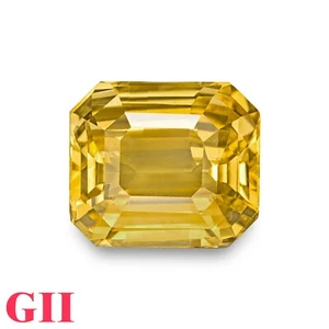 GII zertifizierter CEYLON Saphir 5,51 ct. natürlich unbehandelt KANARIENGELB augenrein - Bild 1 von 5