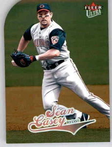 2004 Fleer Ultra Gold Medallion Die Cut Sean Casey Foil Refractor Reds #53 - Picture 1 of 2