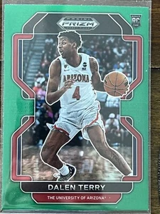 2022 Panini Prizm Basketball Draft Picks Dalen Terry RC #92 Green Prizm - Picture 1 of 2