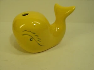 Vintage Ceramic Yellow Whale, Mid-Century Modern, A. Georgewood Creation. - Picture 1 of 7