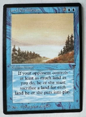 Land Equilibrium Magic the Gathering English Legends, Rare, NM - Image 1 of 2