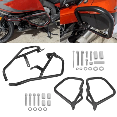 Front & Rear Engine Guard Crash Bars Protect For BMW K1600GT K1600GTL 2011-2025 - Image 1 of 4