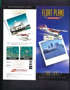 BAXTER AVIATION VANCOUVER B.C. PLANMÄSSIGES BIBER SCHWIMMFLUGZEUG NANAIMO PROSPEKT - Bild 1 von 1