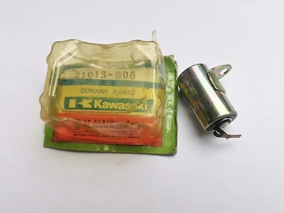 Condensador condensador NOS genuino OEM Kawasaki KE100 KH100 G7 G3 SS G3TR G4TR KD80 Foto 1 de 4
