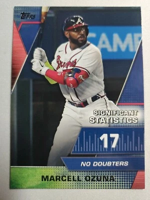 Marcell Ozuna 2021 Topps Significant Statistics No Doubters 17 #SS-15 - Image 1 of 2