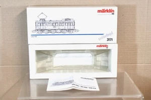 MARKLIN 3171 EMPTY BOX for SNOW COVERED SJ 2-8-2 Litt D 109 E-LOK LOCOMOTIVE ol - Picture 1 of 4