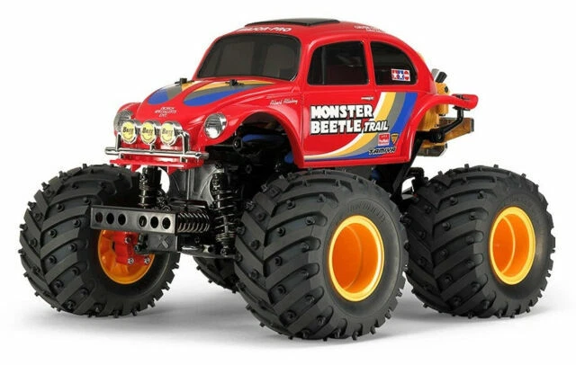 Tamiya RC Monster Beetle Trail Monster Truck - Red