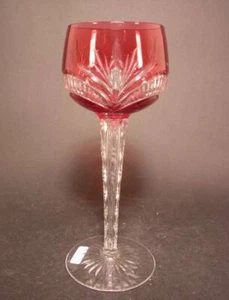 Art Deco - Überfangrömer / Weinglas mit Hohlschaft. 1920/30er Jahre.  - Picture 1 of 2