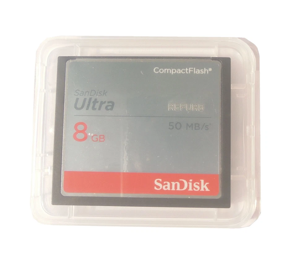 8GB 50MB/s Sandisk Ultra CF Memory Card For Digital Camera - Image 1 of 1