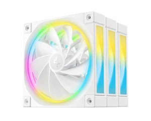 DeepCool FL12R White 120mm (3-Pack) Unique Addressable RGB High Performance Fa - Picture 1 of 1