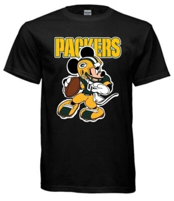 CAMISETA JUVENIL DE FÚTBOL AMERICANO MICKEY MOUSE GREEN BAY PACKERS TALLAS S-THRU-XL DISPONIBLE Foto 1 de 2