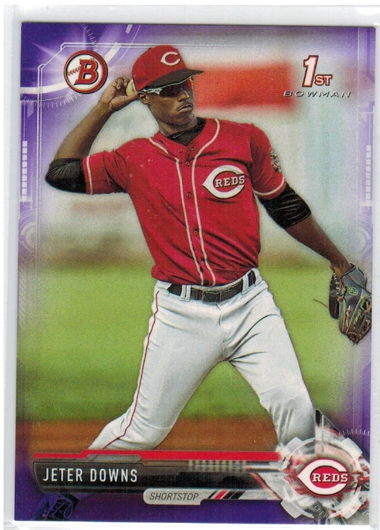 2017 Bowman Draft Jeter Downs Purple /250 #BD-6 - Image 1 of 1