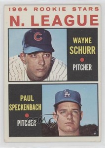 1964 Topps High # Wayne Schurr Paul Speckenbach #548 Rookie RC