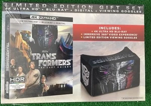 TRANSFORMERS THE LAST KNIGHT 4K ULTRA HD / BLU RAY LIMITED EDITION GIFT SET - Picture 1 of 2