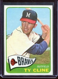 1965 Topps Baseball # 63 Ty Cline (NM) Near Mint - Picture 1 of 2