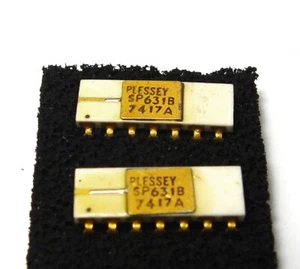 2x Plessey SP631B / SP 631 B Schaltkreis / IC von 1974 - Bild 1 von 2