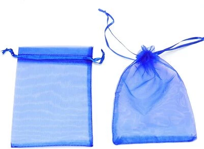 (PACK DE 20) BOLSAS DE ORGANZA 3.75" x 3.75 favor de fiesta boda regalo joyería bolsa transparente Foto 1 de 4