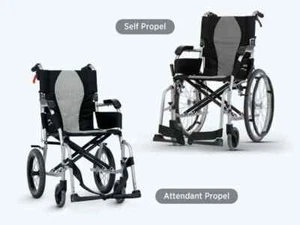 Karma Ergo Lite 2 Self Propelled / Transit Ultra Lightweight Folding Wheelchair - Picture 1 of 20