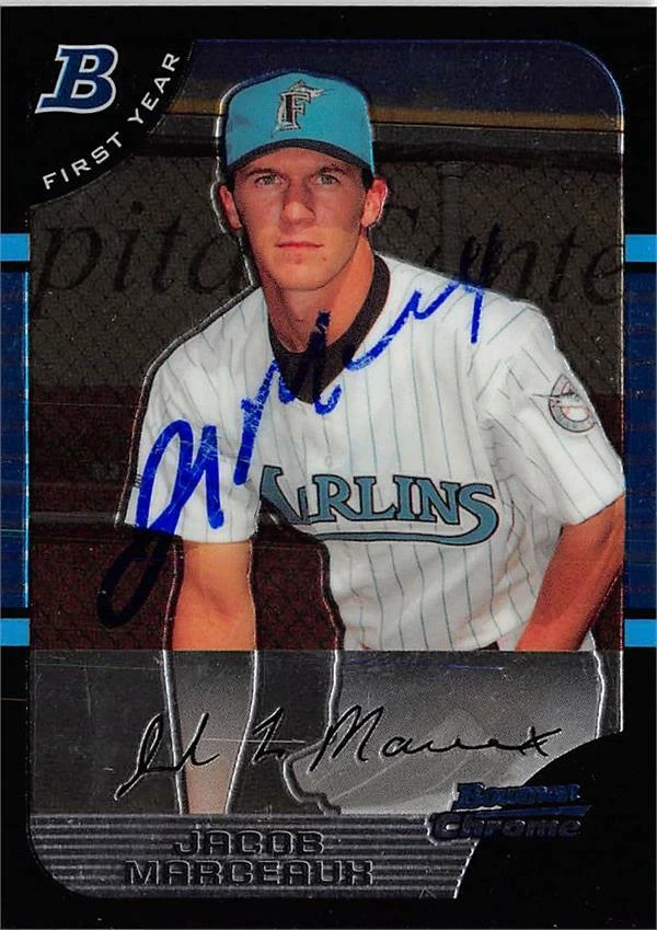 Jacob Marceaux autographed Baseball Card 2006 Bowman Chrome First Year #BDP92 - Image 1 of 1