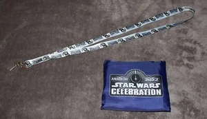 STAR WARS CELEBRATION 2022 EXCLUSIVE REUSABLE BAG AND LANYARD BRAND NEW - Picture 1 of 1