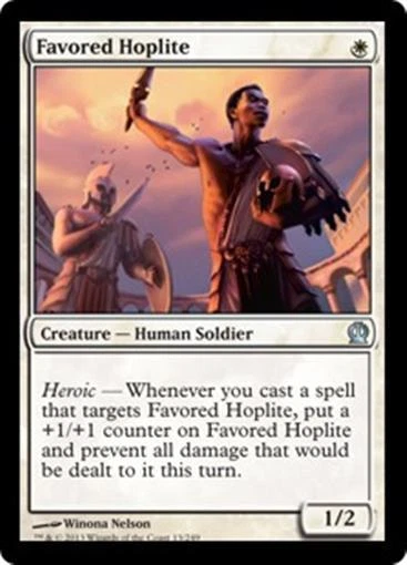 MTG - FAVORED HOPLITE - Theros (U) - Image 1 of 1