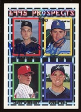 1995 Topps GARY RATH PAT AHEARNE Signed Card autograph AUTO