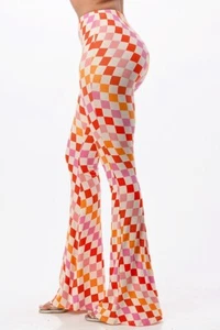 High Waisted Flared Bell Bottom Pants - Picture 1 of 10