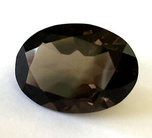 Gem Collector! Large Oval Shape 29.01Ct Natural Smoky Quartz Beauty Collectable 