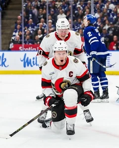 Brady Tkachuk 2025 Playoffs Tor Celly Ottawa Senators 8x10 NHL Hockey Foto - Bild 1 von 1