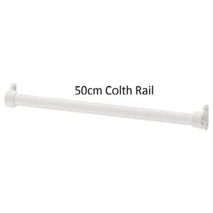 New IKEA KOMPLEMENT PAX Wardrobe Steel Clothes Rail - Heavy Duty White 50 cm - Picture 1 of 4